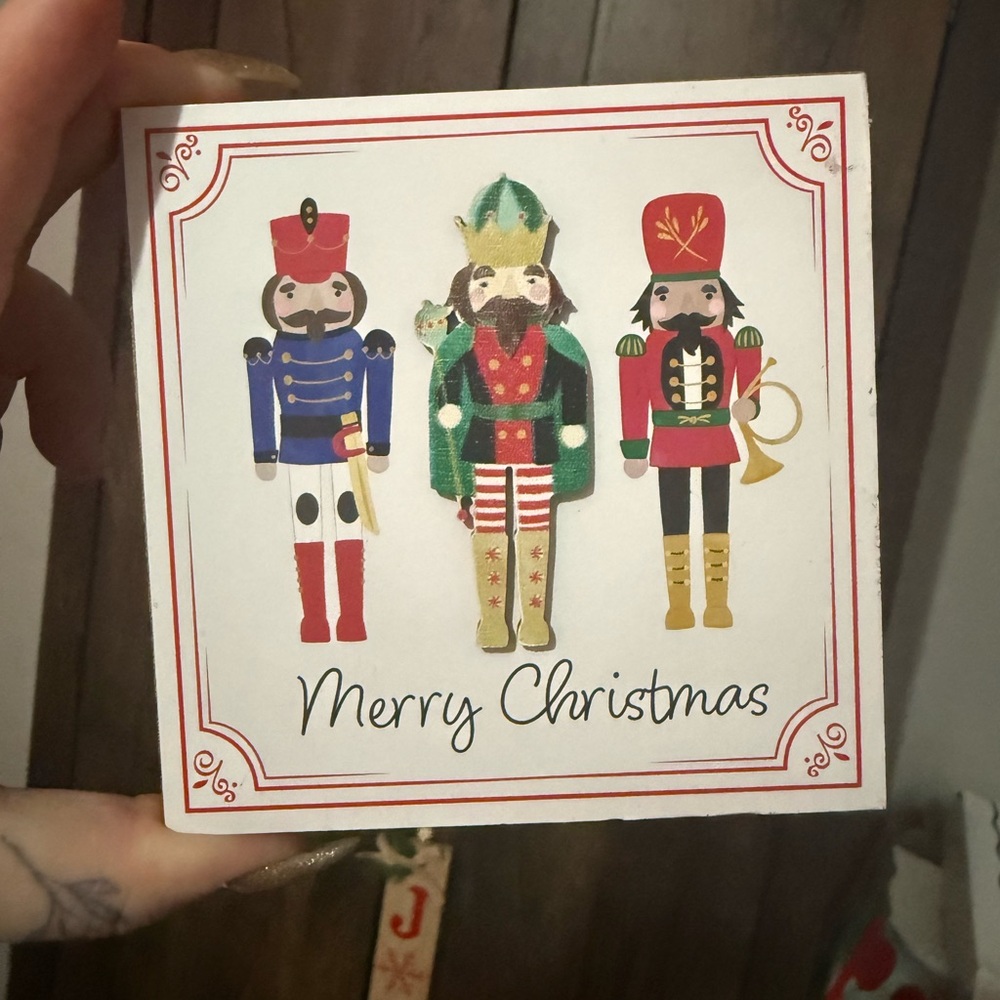 Christmas Nutcracker wooden plaque